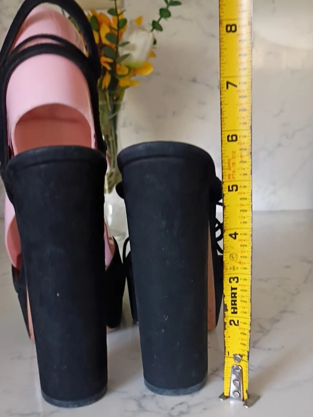 Aquazzura Women’s Black Suede Platform Lace-Up Heels